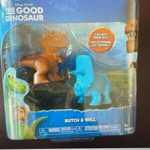 Disney Pixar The Good Dinosaur Butch & Will TOMY Toy Mini Figures